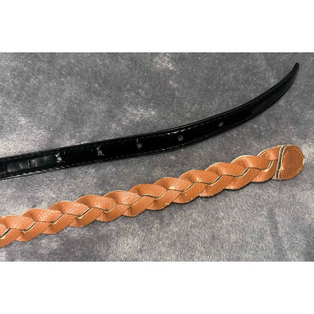 🖤🤎 Set of 2 Thin Waist Belts